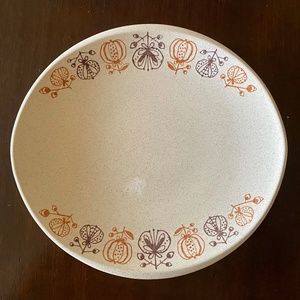 50s Vintage Franciscan Pomegranate 8" Luncheon Salad Dessert Plate MCM Speckled